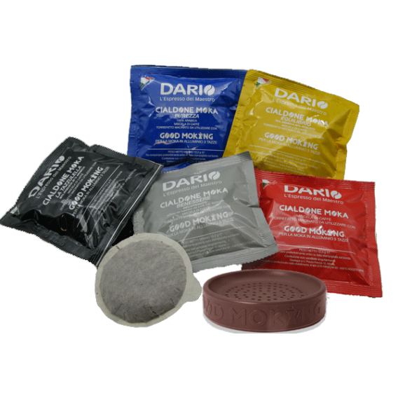 KIT PROVAMI ( GOOD MOKING 3 tazze+ 30 cialdoni mix)